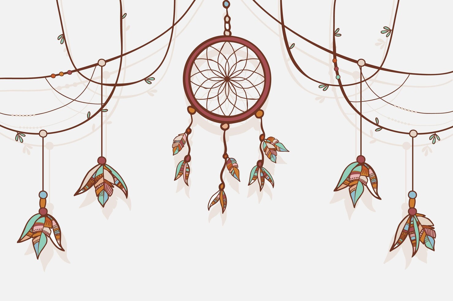 Proceso de creación de atrapasueños